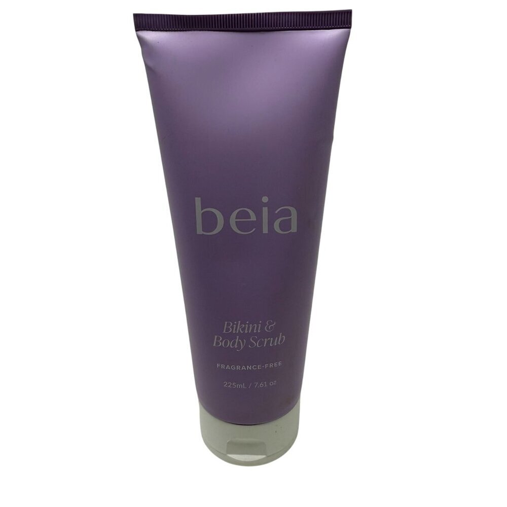 Beia Bikini Body Scrub Fragrance-Free 225ml Glycolic Acid Rice Powder Green Tea